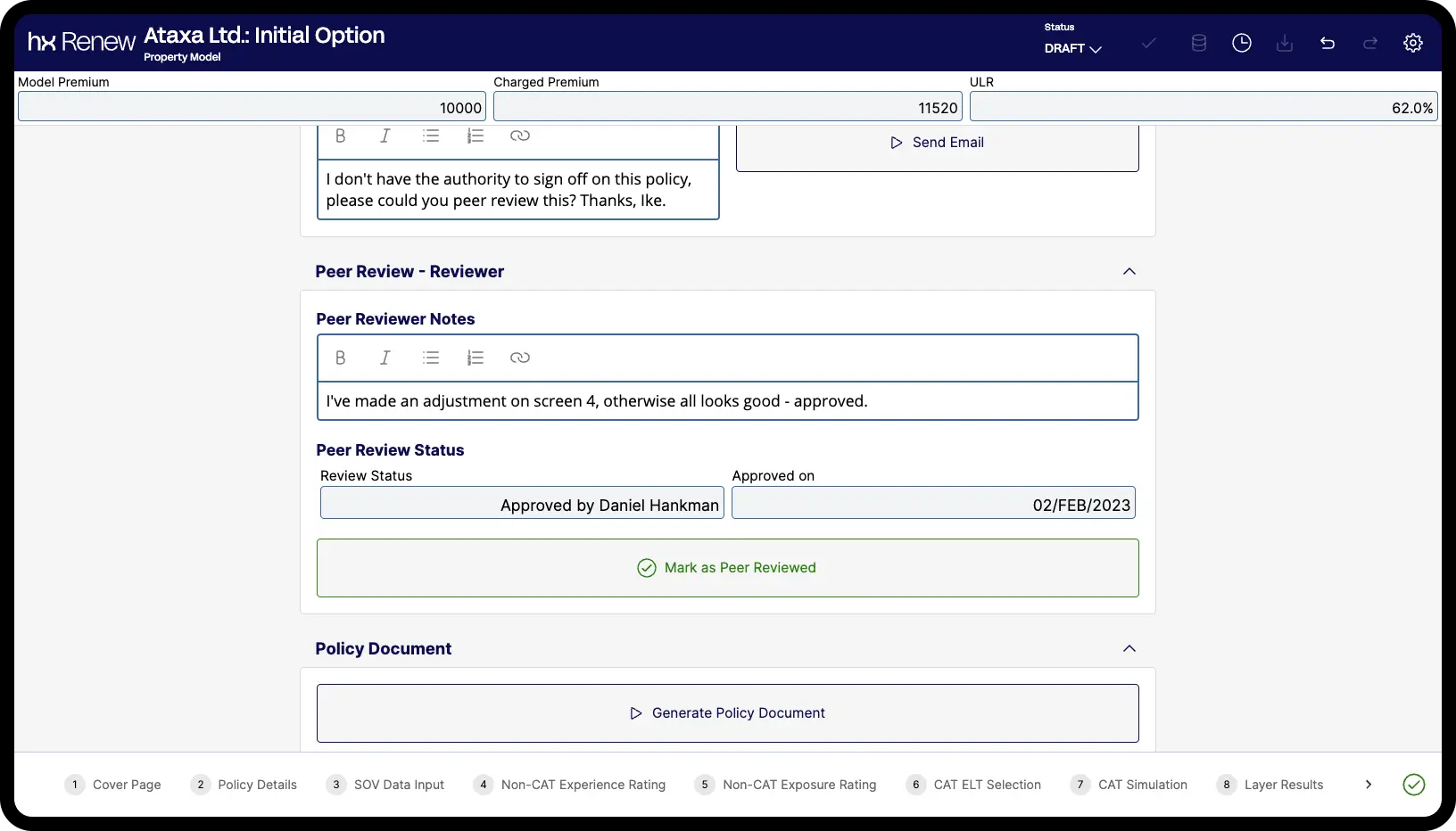 Create a seamless underwriting workflow